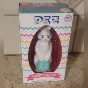 Full Size Bunny‎ Rabbit Pez Collectible With 6 Packages Of Candy New In Box